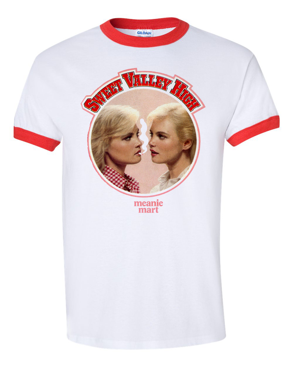 Sweet Valley Ringer Unisex Tee - meaniemart, pins, patches