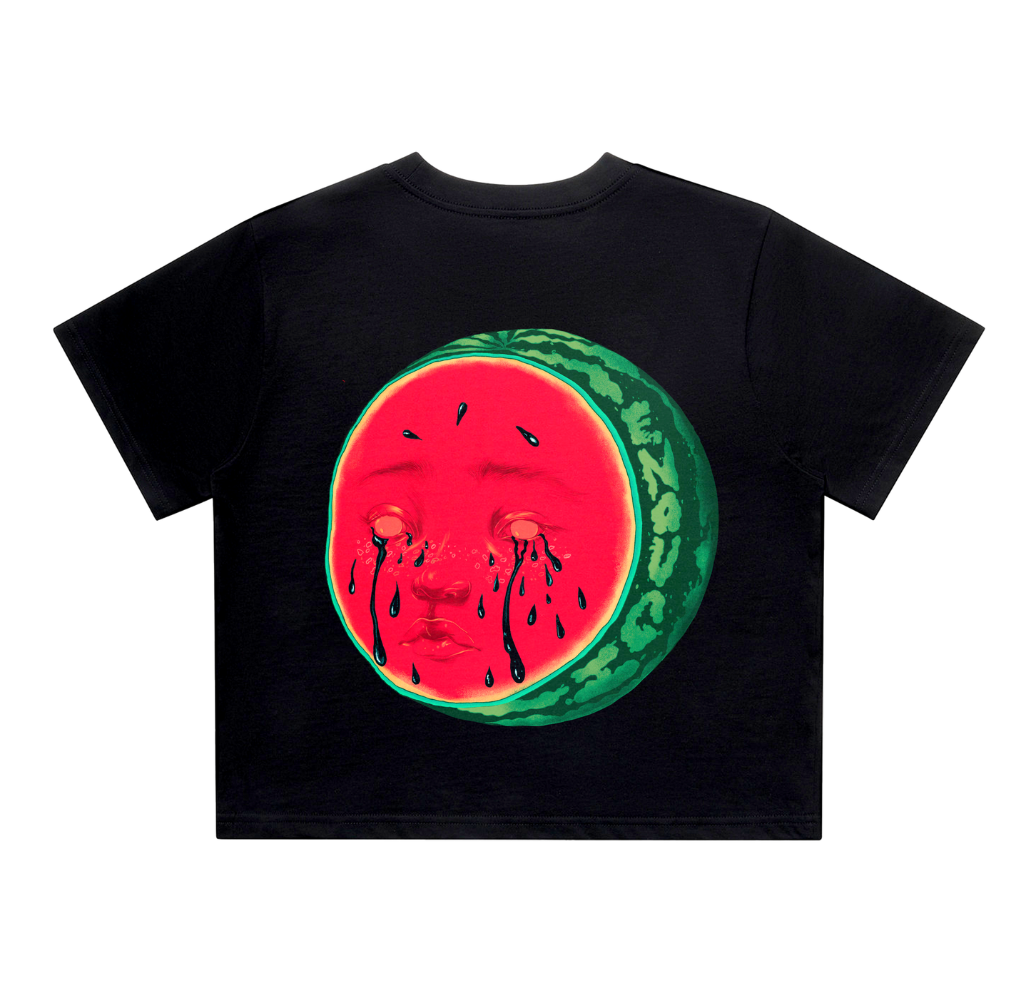 Enough Womens Crop Tee