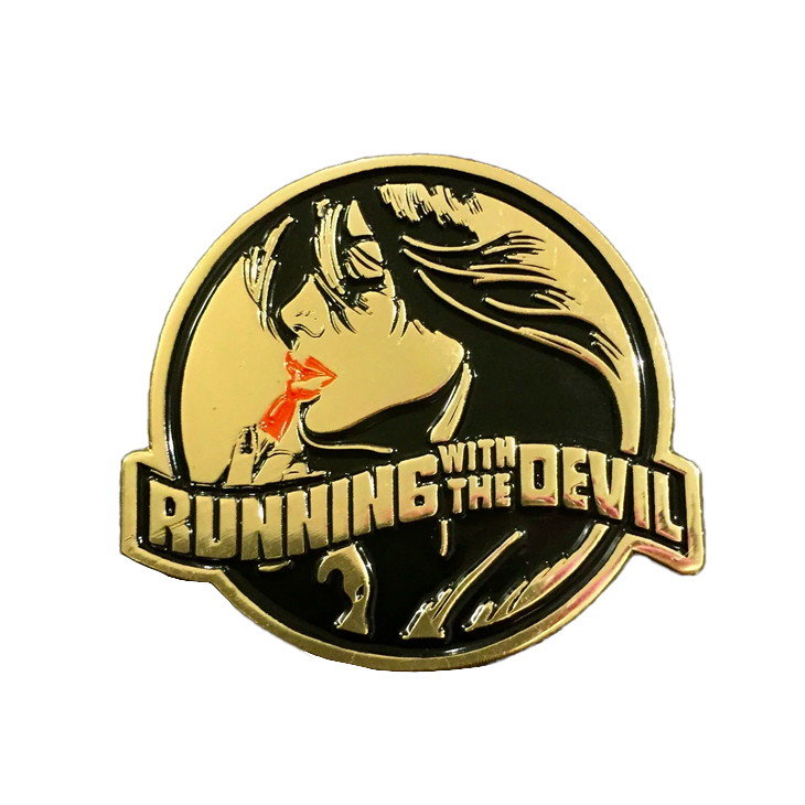 Running with the Devil Pin